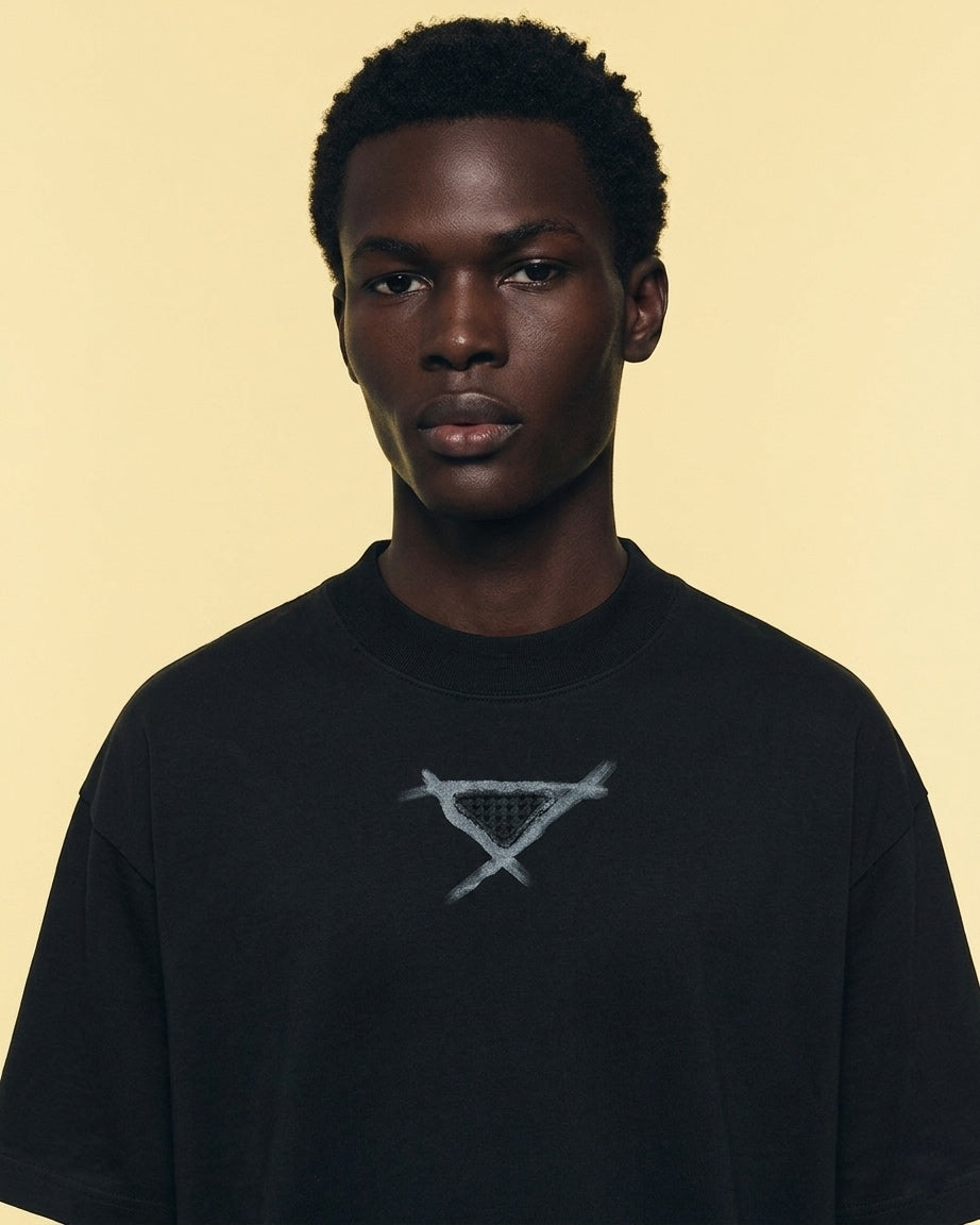 PRD Oversized Painted-Motif T-Shirt