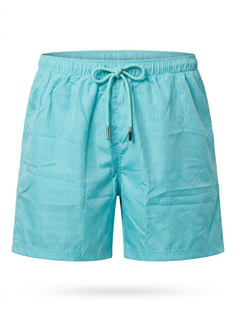 The MIU Signature Jacquard Monogram Swim Trunks