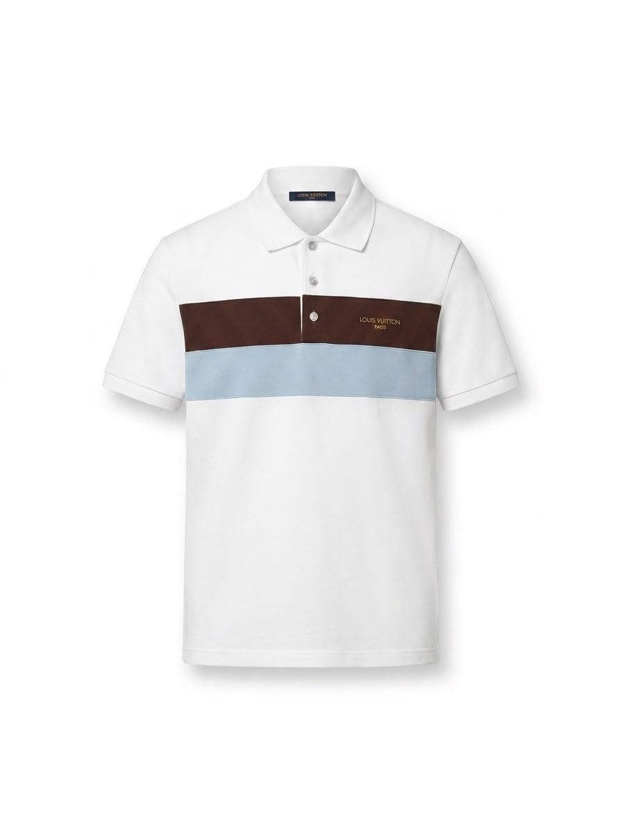 LV Signature Color-Blocked Polo