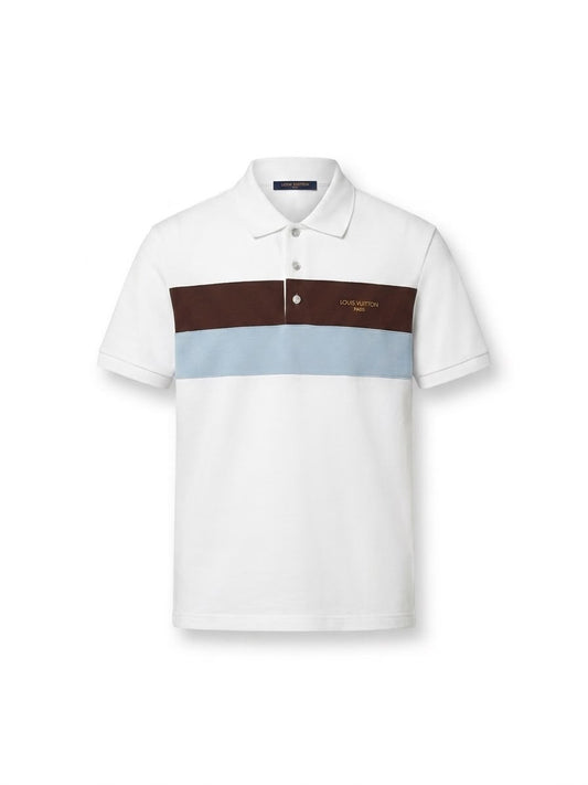 LV Signature Color-Blocked Polo