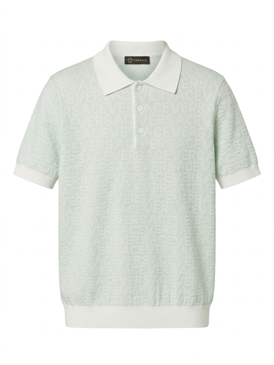 V. The Iconic Monogram Knit Polo