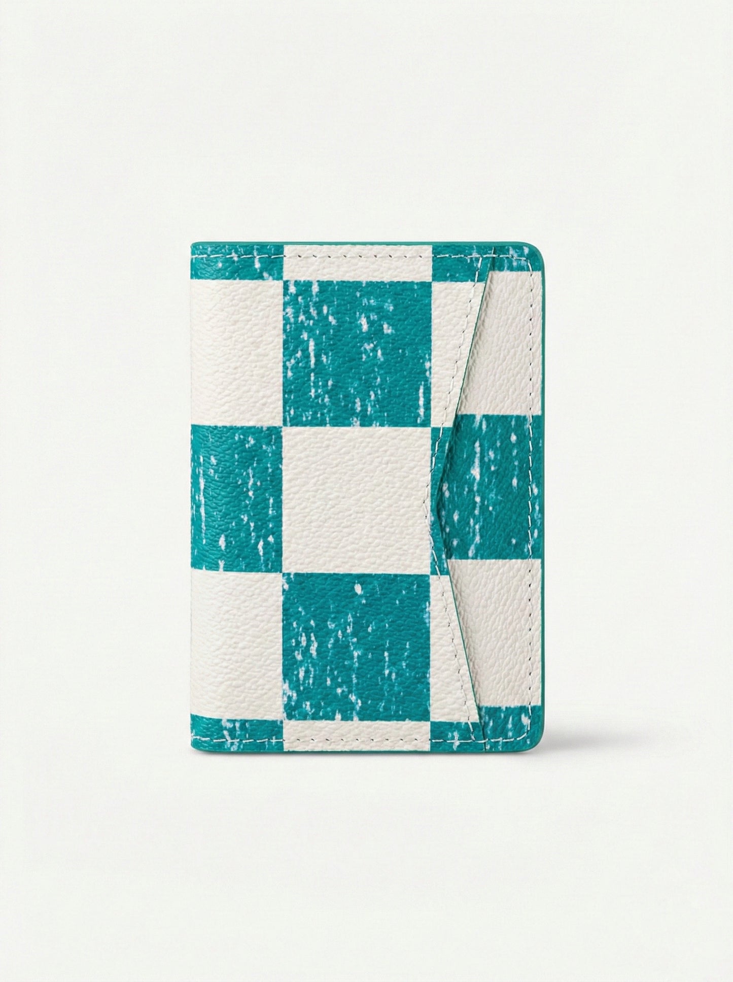 Checkered Canvas Pocket Organizer