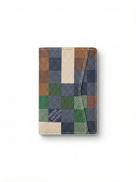 Checkerboard Canvas Pocket Organizer