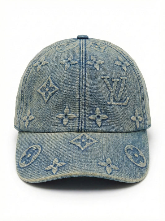 Monogram Jacquard Denim Baseball Cap
