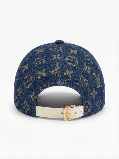 Monogram Denim Cap