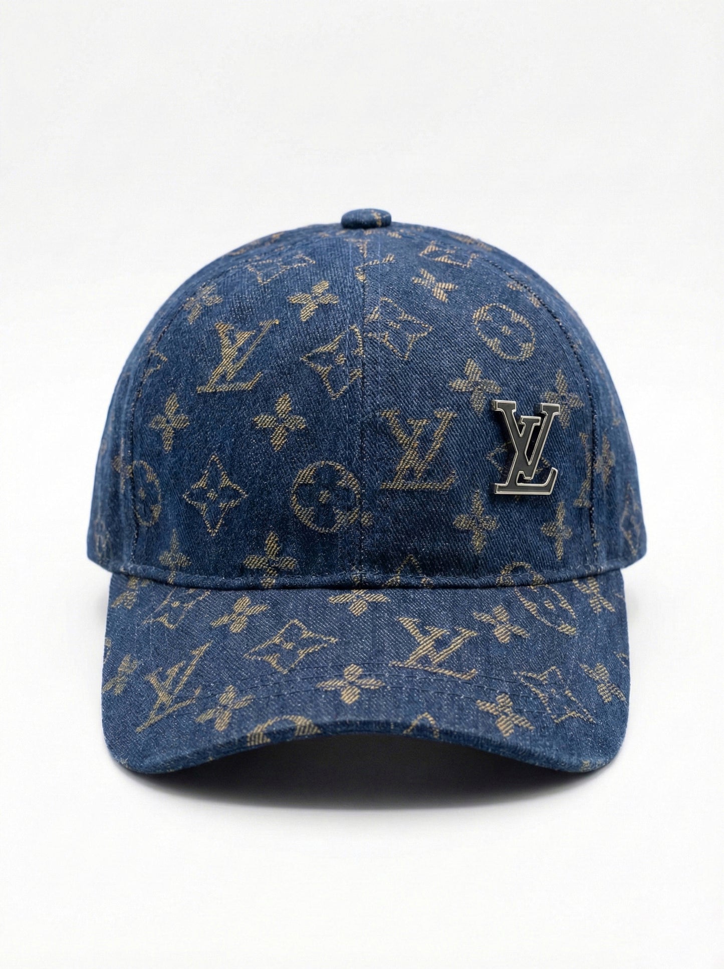 Monogram Denim Cap