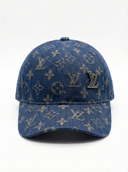 Monogram Denim Cap