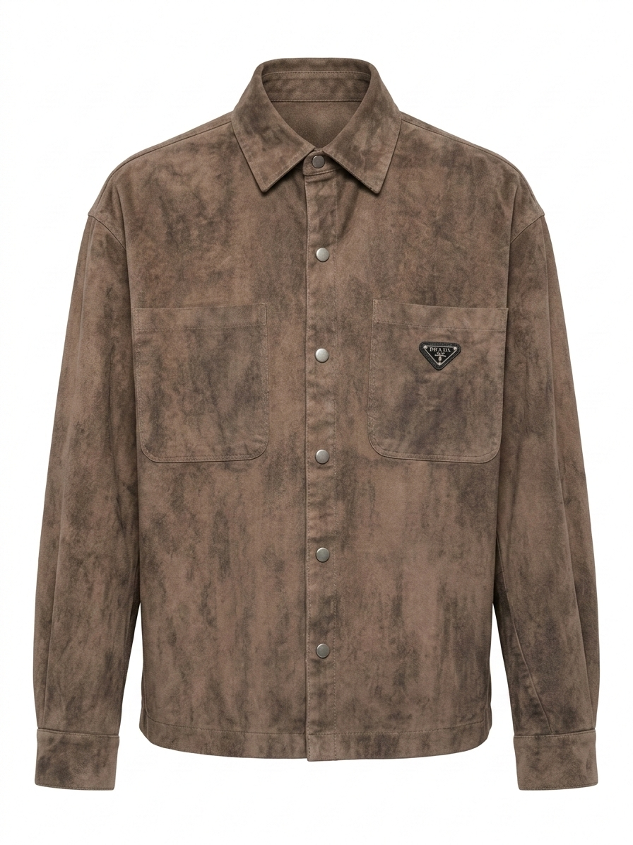 Ornate Embroidered Button-Downs & Textured Overshirt