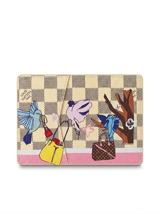 Illustrated Checkered Pocket Organizer