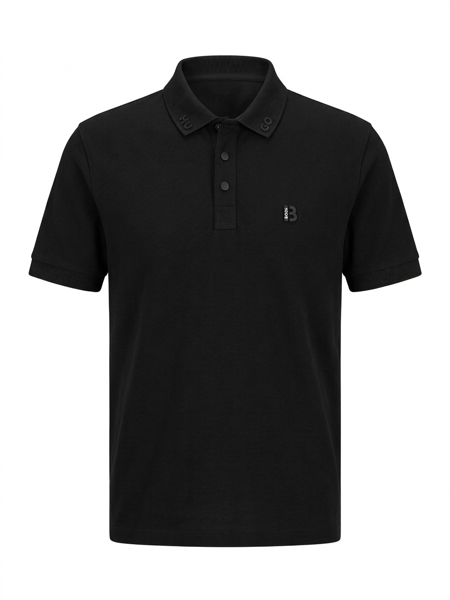 BOSS Performance Piqué Polo – Onyx Black Edition