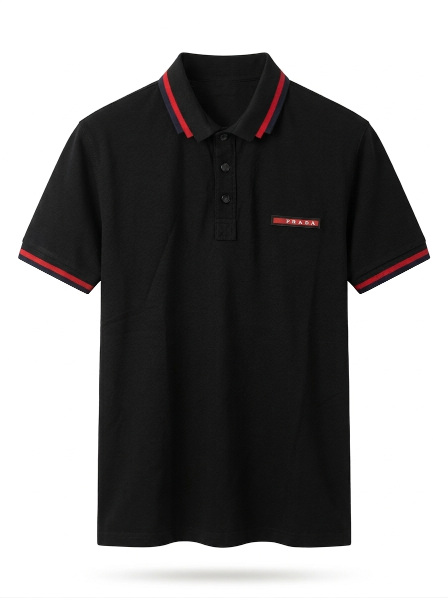 PRD Linea Rossa Tipped Polo