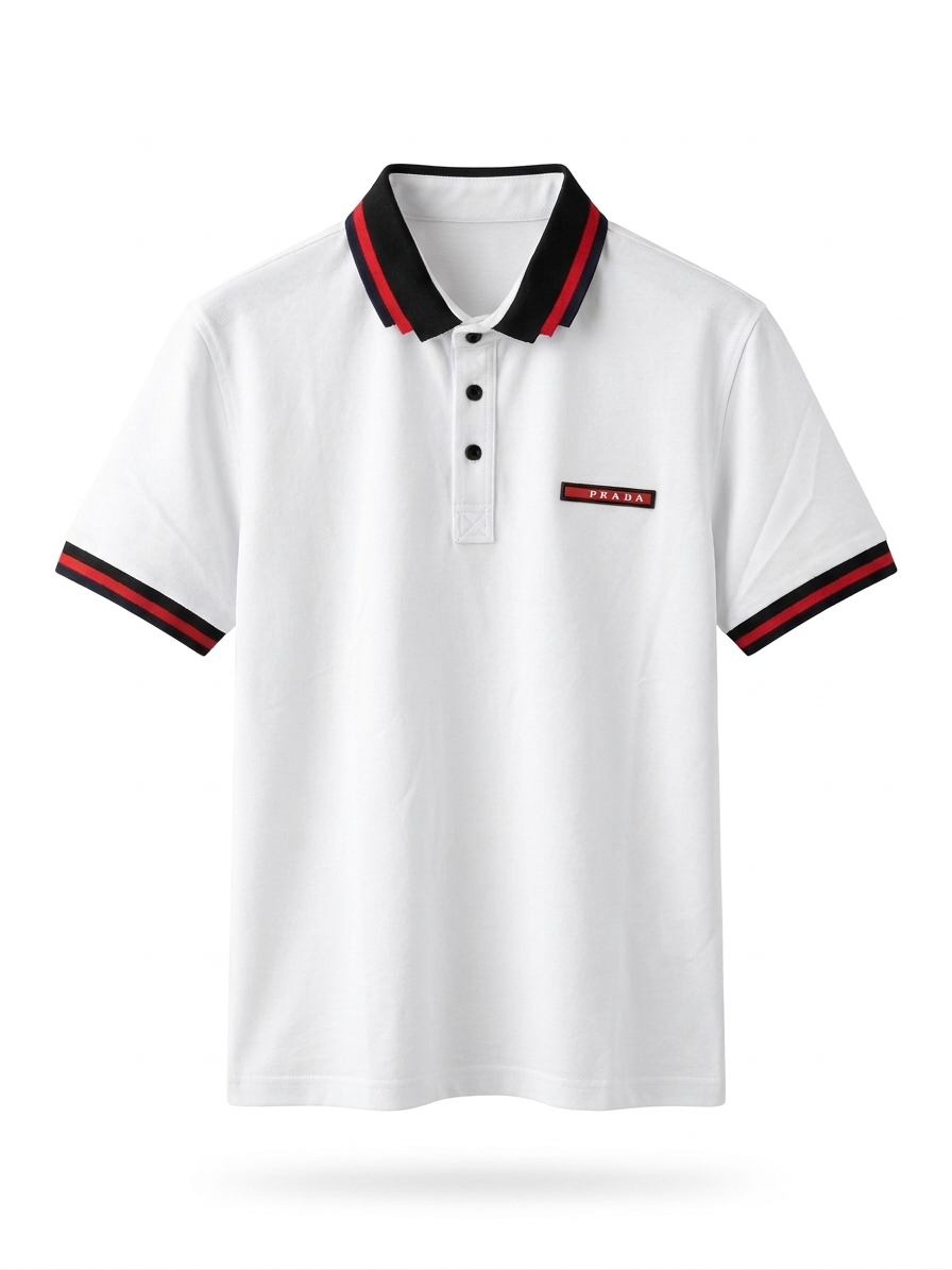 PRD Sportive Contrast-Trim Polo