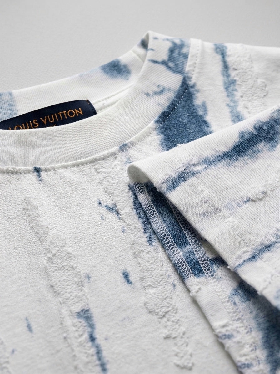 LV: Bleached Jacquard Monogram Tee