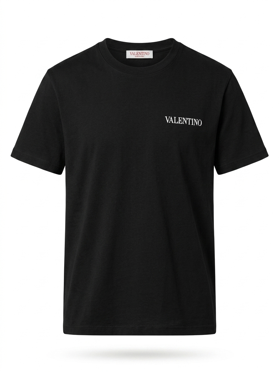 VLTN Signature Hem-Logo T-Shirt