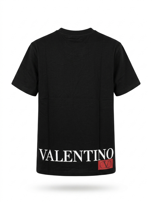 VLTN Signature Hem-Logo T-Shirt