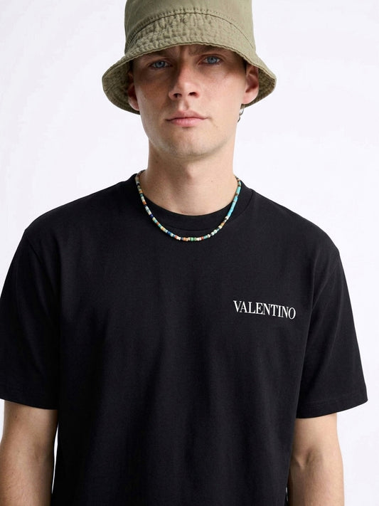 VLTN Signature Hem-Logo T-Shirt