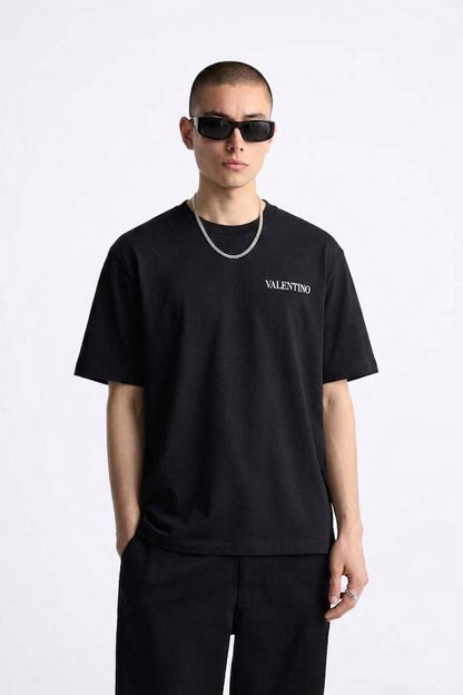 VLTN Signature Hem-Logo T-Shirt
