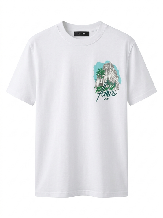 AM "Hotel" Graphic Cotton Tee