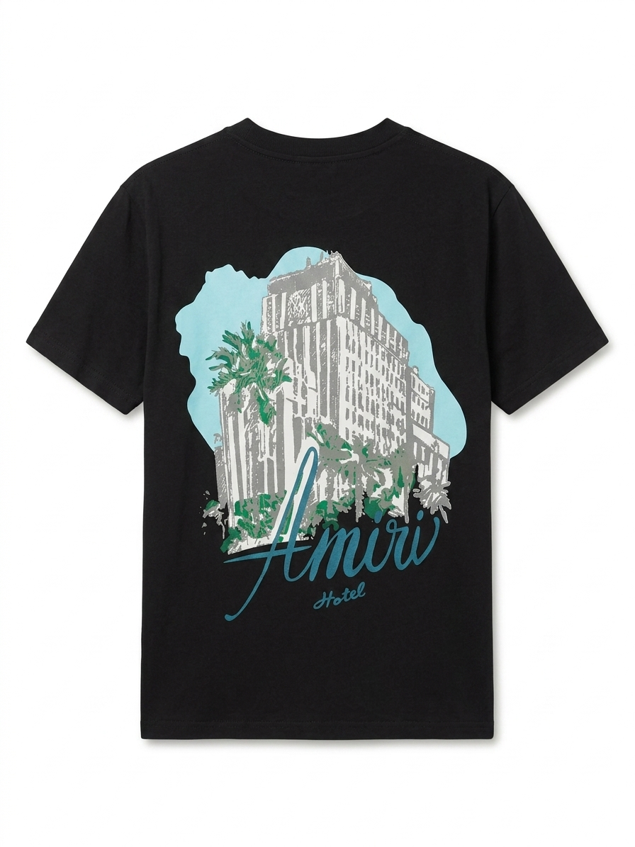 AM Hotel Graphic Cotton T-Shirt