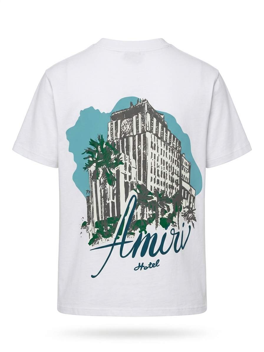 AM "Hotel" Graphic Cotton Tee