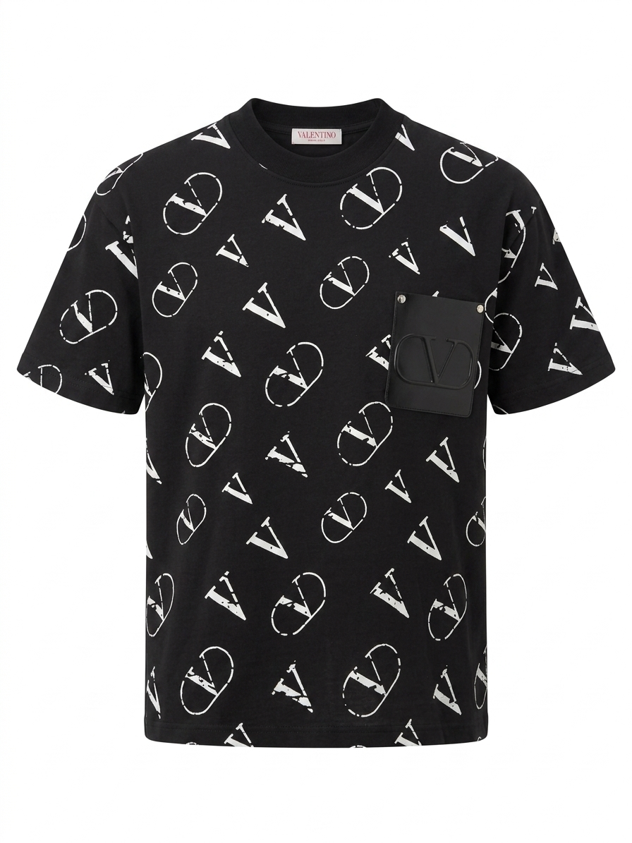 VLTN Monogram Patch Pocket T-Shirt