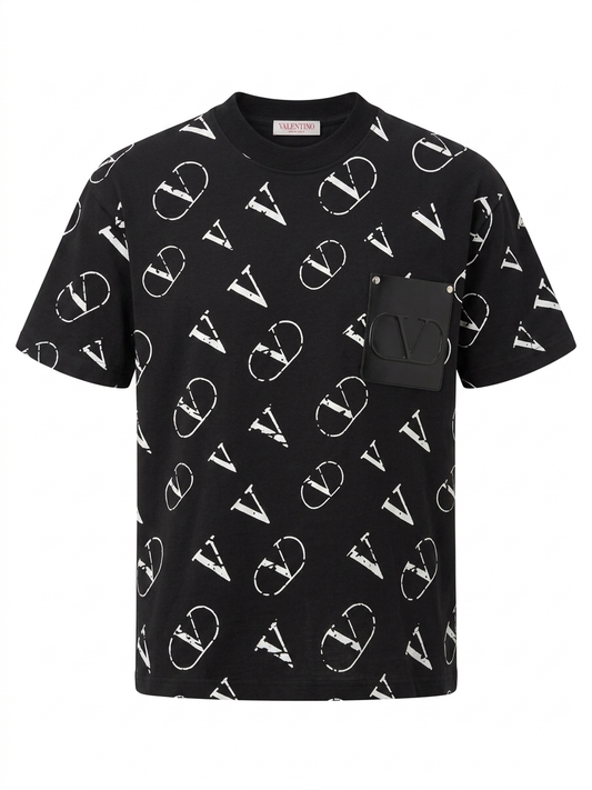 VLTN Monogram Patch Pocket T-Shirt
