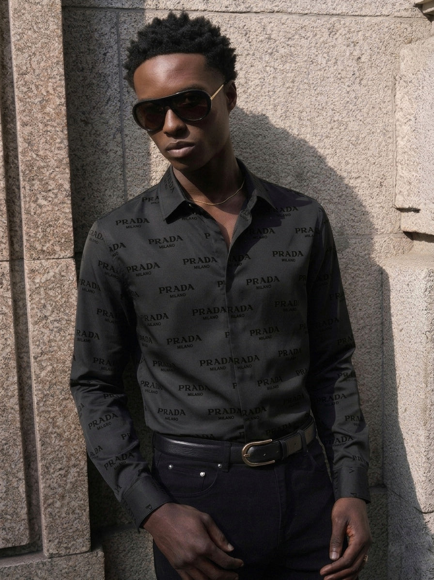 PRD Monogram Poplin Logo Shirt