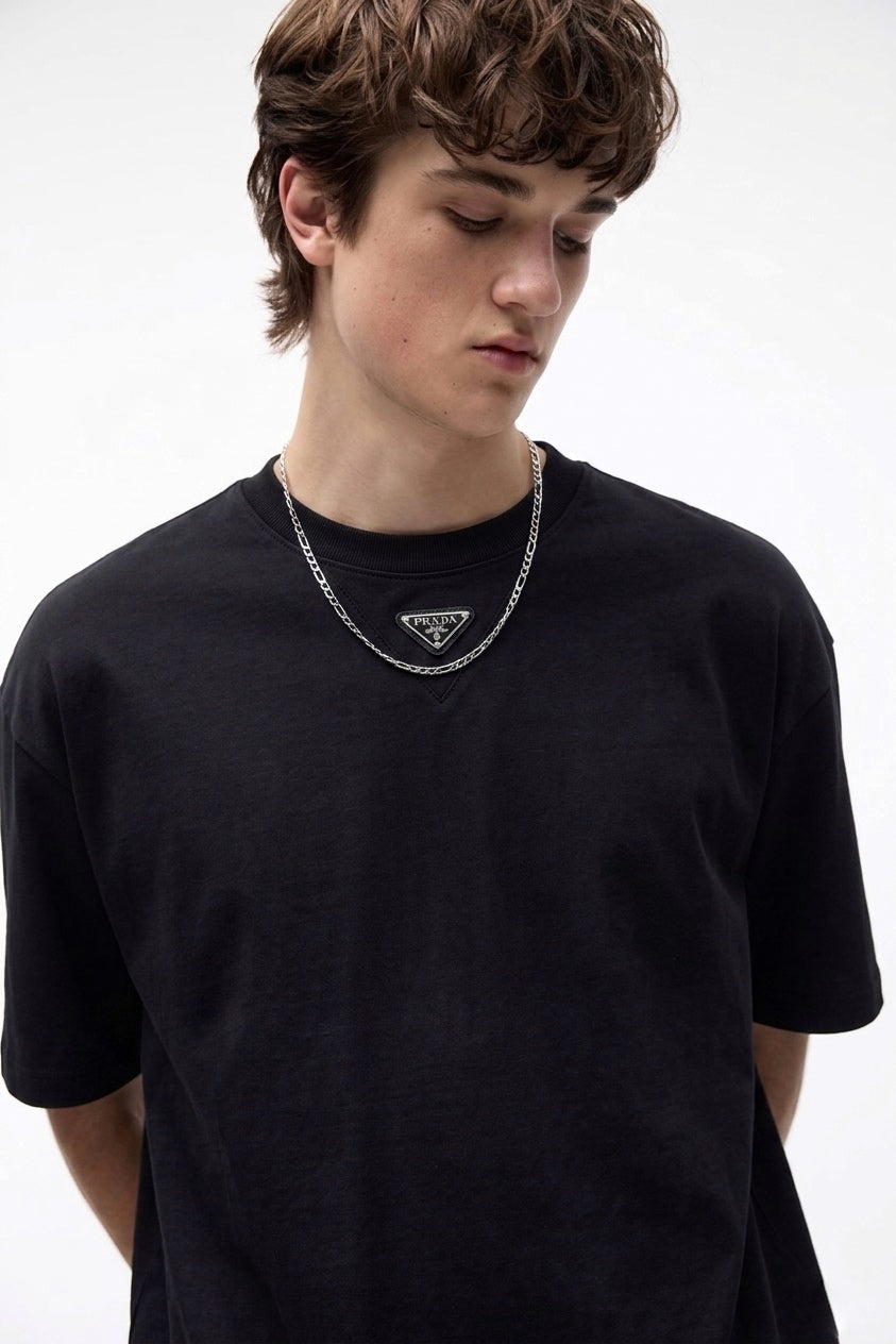 PRD | Triangle Logo Oversized Cotton Tee