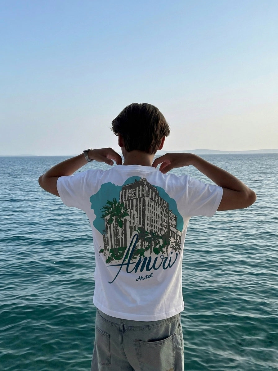AM "Hotel" Graphic Cotton Tee
