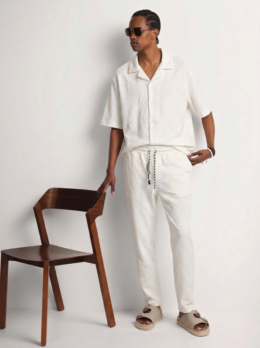 LV Damier Textured Co-ord Set