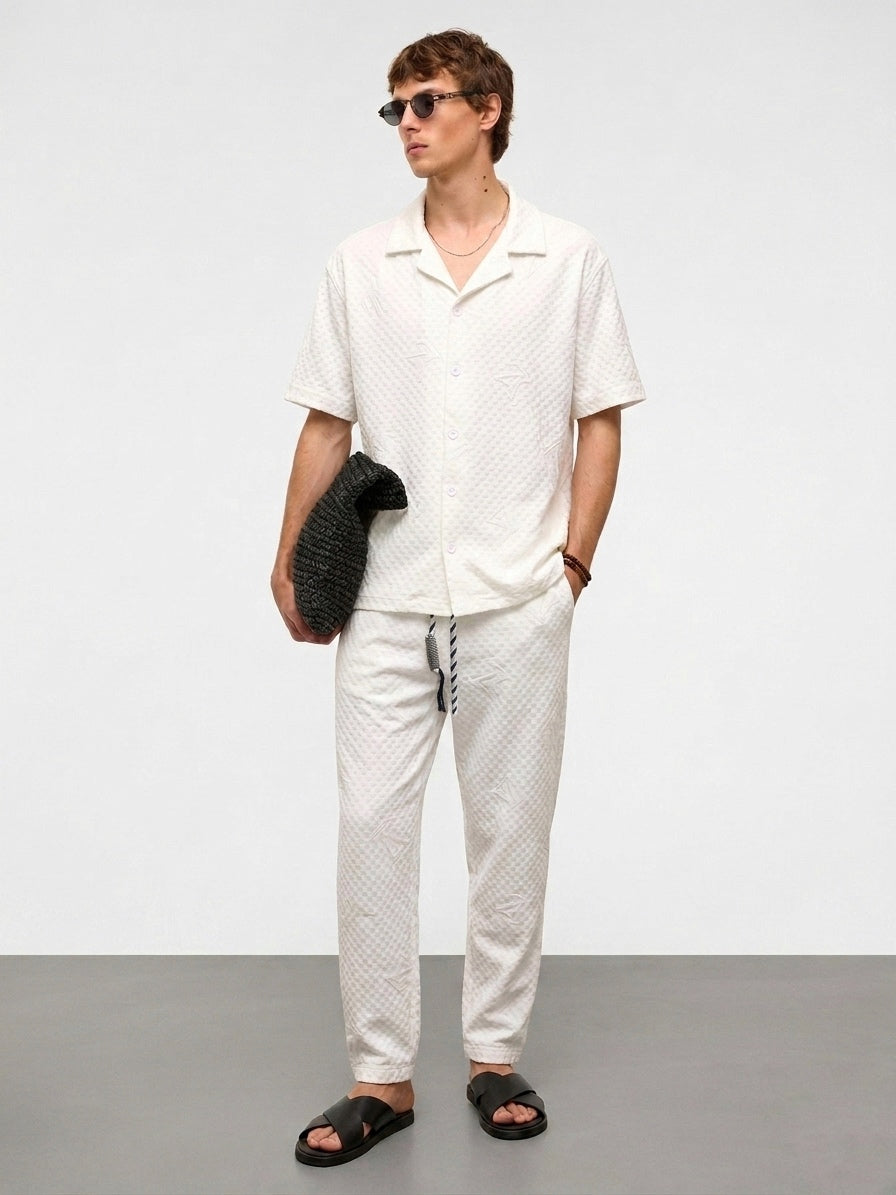 LV Damier Textured Co-ord Set