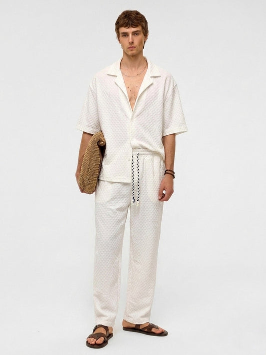 LV Damier Textured Co-ord Set