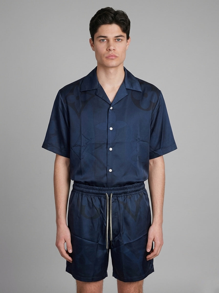 LV Midnight Monogram Silk Set