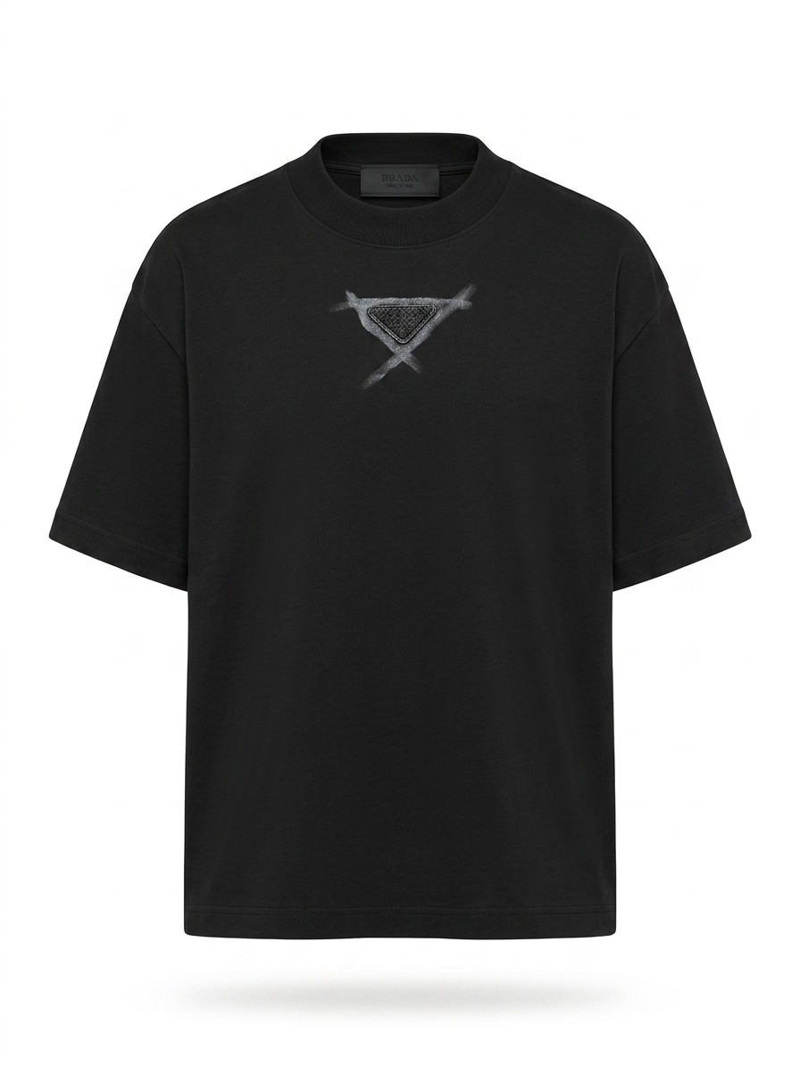 PRD Oversized Painted-Motif T-Shirt