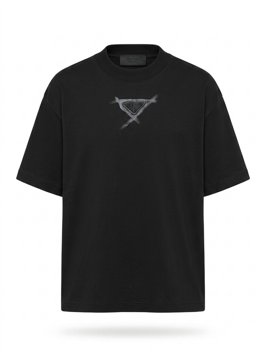 PRD Oversized Painted-Motif T-Shirt