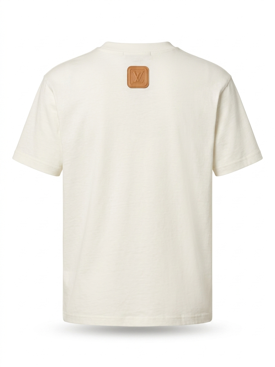 LVVERS Vachetta Leather Embossed T-Shirt by LV