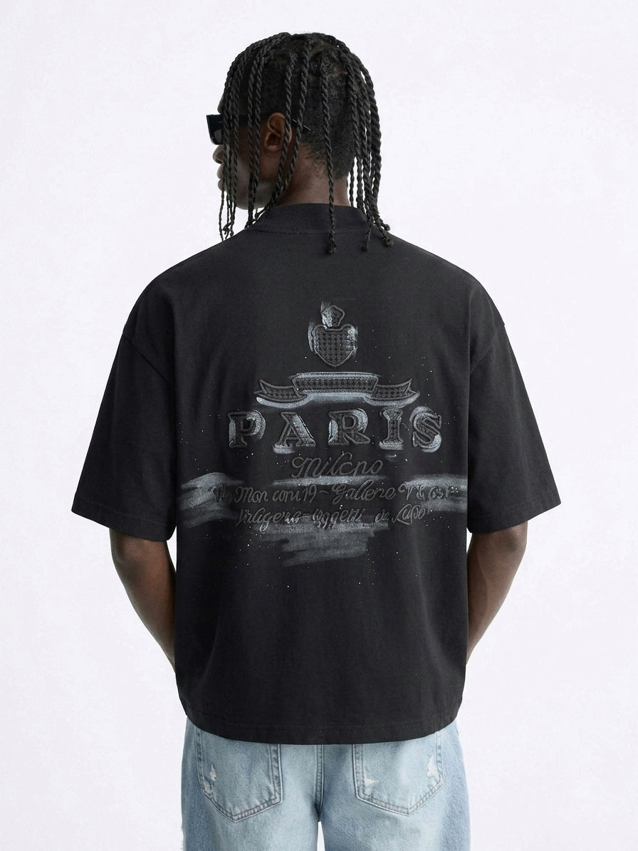 PRD Oversized Painted-Motif T-Shirt