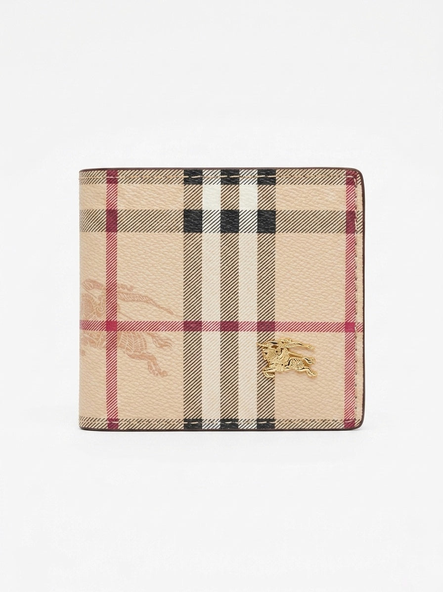BBR Heritage Check Bifold Wallet