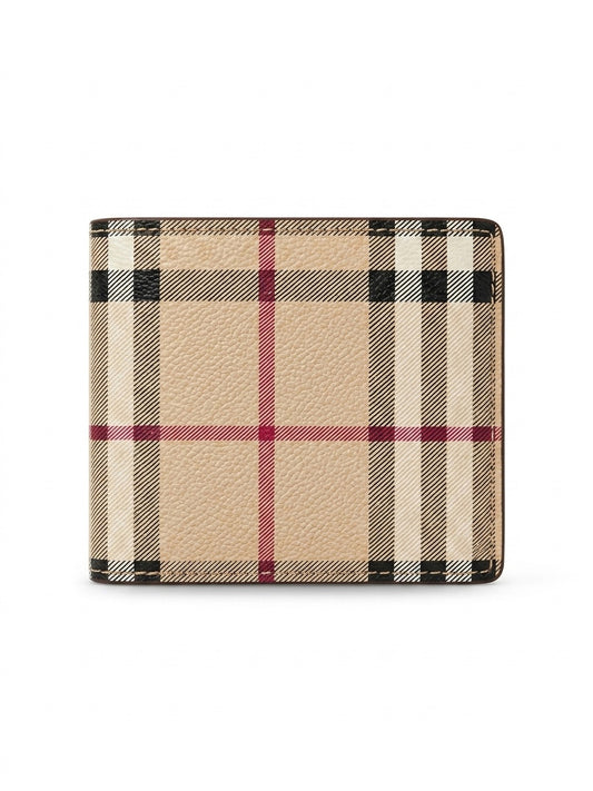BBR Heritage Check Bifold Wallet