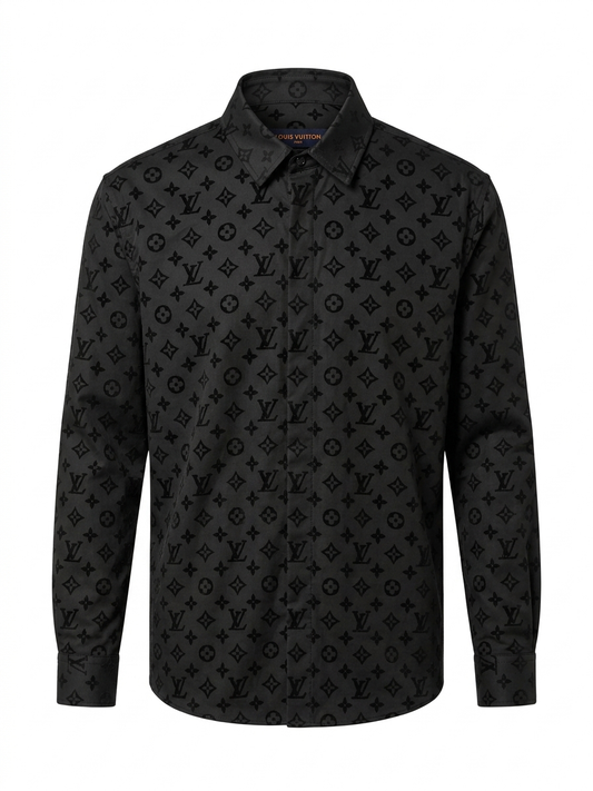 LV Tonal Monogram Jacquard Shirt