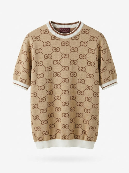 G. Iconic Monogram Jacquard Knit Top