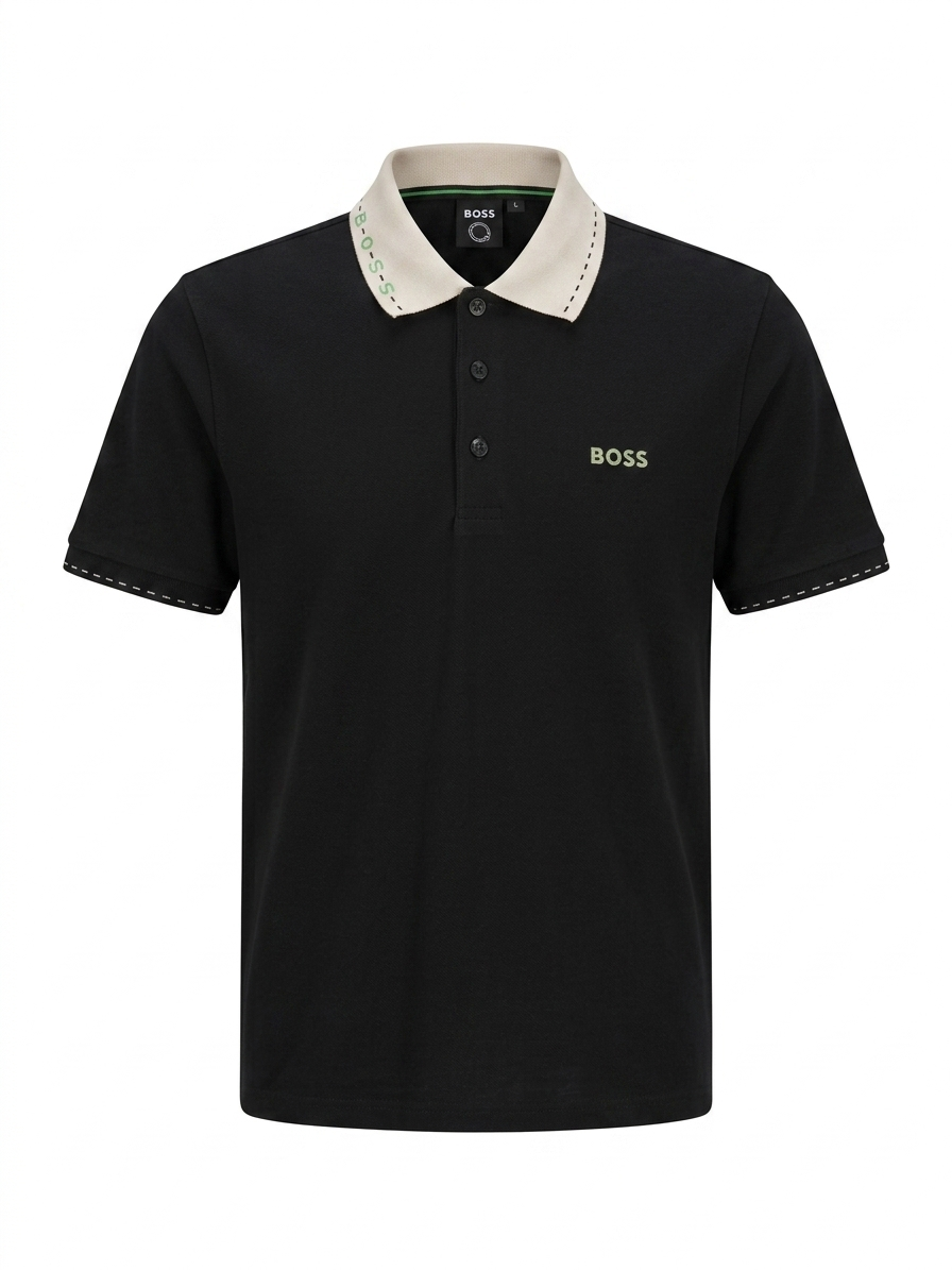 HB Signature Contrast-Collar Polo
