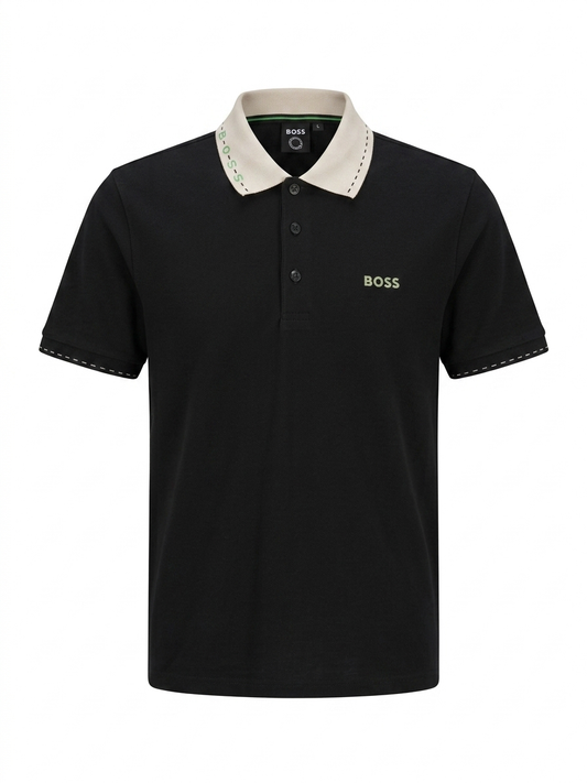 HB Signature Contrast-Collar Polo