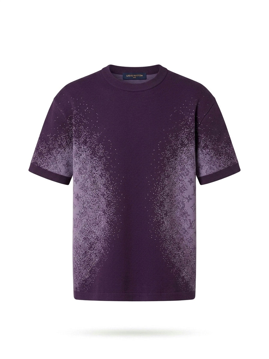 LV Monogram Dissolve Short-Sleeved Knit