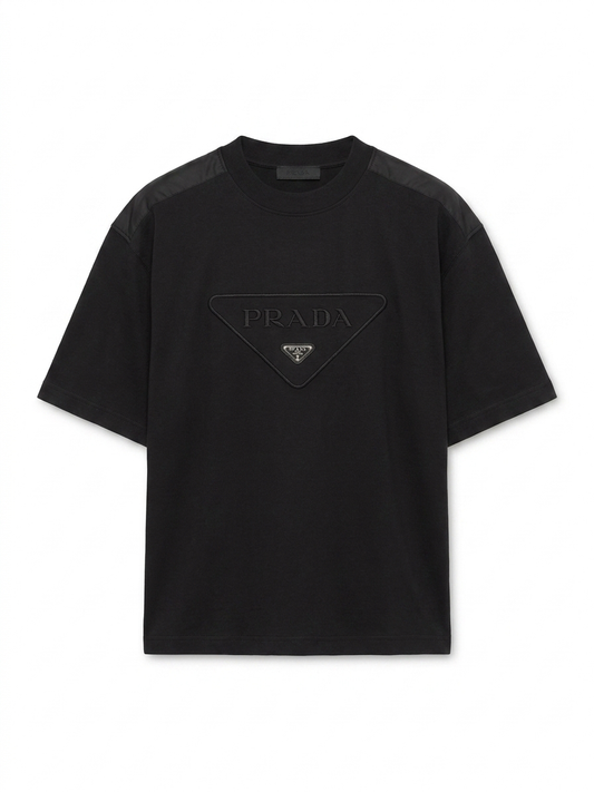 PRD Panelled Triangle Embroidery T-Shirt