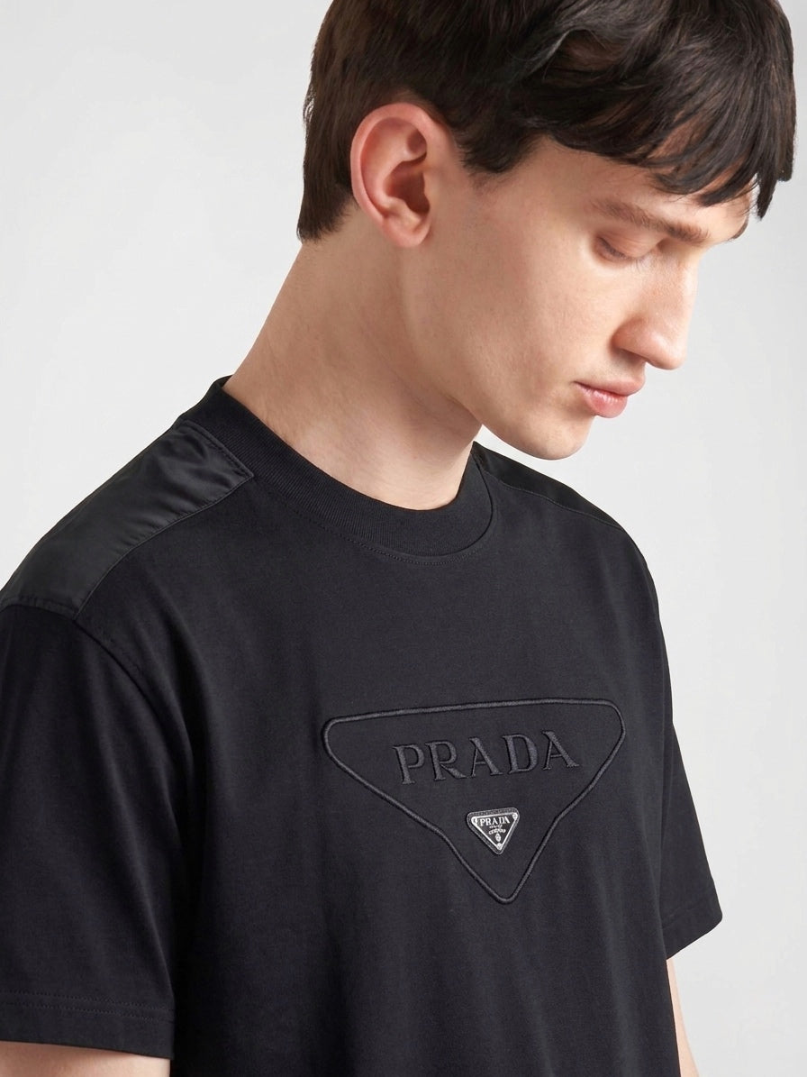PRD Panelled Triangle Embroidery T-Shirt