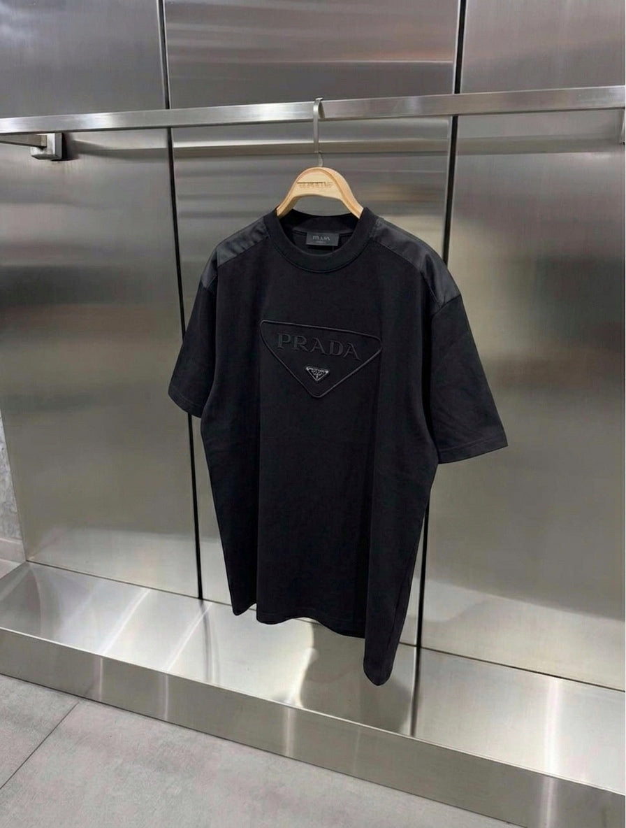 PRD Panelled Triangle Embroidery T-Shirt