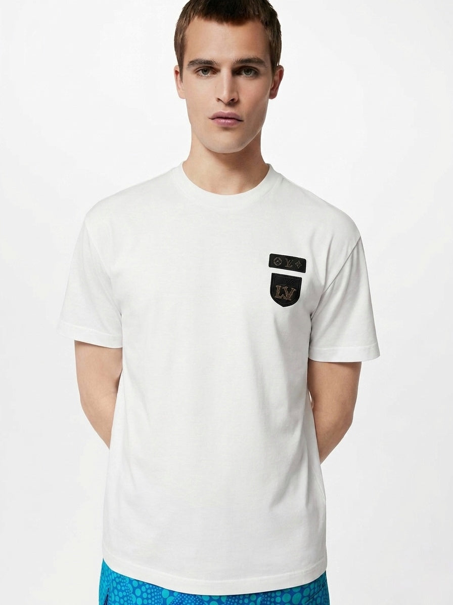 LV Signature Crest Cotton T-Shirt
