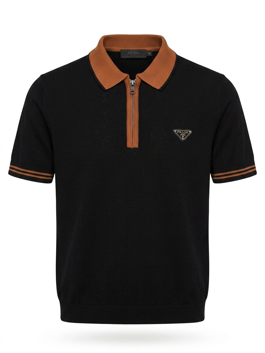 PRD Knitted Zip Polo