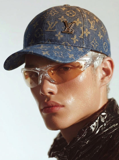 Monogram Denim Cap